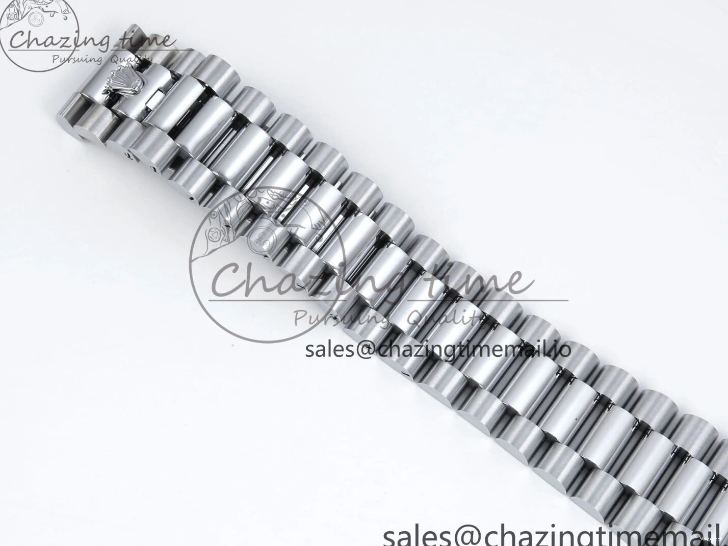 40 Blue Bezel Best 1:1 (Gain Weight) Diamonds Edition SS A2836 Crystal V5 DayDate Dial President Bracelet QF on 0310